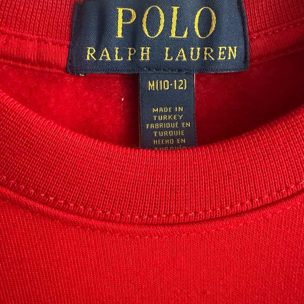 Polo by Ralph Lauren Kids Red Bear Long Sleeve Tee - Picture 3 of 5